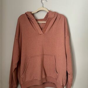 Aerie Women's Casual Hoodie in Rose.